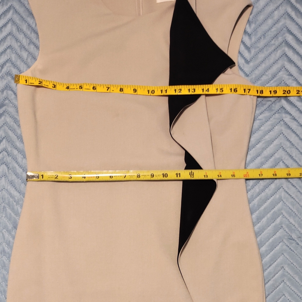Calvin Klein Asymmetrical Ruffled Sheath Dress - Picture 5 of 10